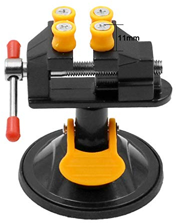 Verstellbarer, fester, elektrischer kleiner Tisch für Schraubstock, 360 ° drehbarer Schleifer, Handbohrer, Saugnapf, fester Rahmen, Walnusszange, Schraube für Bastelarbeiten, feste Reparaturwerkzeuge,