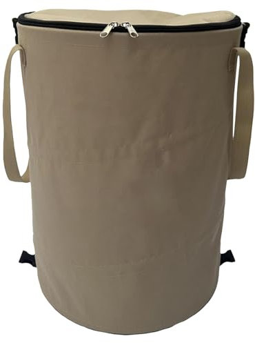 Faltbarer Camping Mülleimer, 37 L Müllsackständer für Wohnmobil Festival Garten Gelber Sack