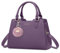 IGOLUMON Handtasche Damen Mittelgroß Tasche Leder Henkeltasche Damen-Henkeltaschen Tote Bag Handtaschen Taschen Schultertaschen Umhängetasche Schultertasche Damenhandtaschen Lila