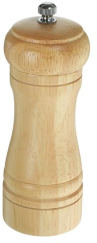 COLLBATH Salz-pfeffermühle Aus Holz Mit Keramik-mahlkern Kompakt Für Küche Und Reisen Manuell Bedienbar
