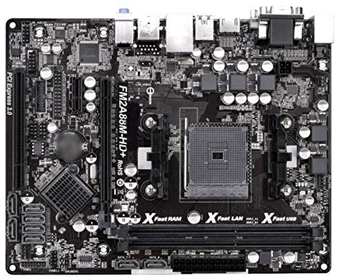 XYYZXKL schede Madri Fit for ASRock Original FM2A55M-DGS Desktop Scheda Madre A55 Socket FM2 Supporta DDR3 32 GB/Fit for AMD A4 / A6 / A8 CPU