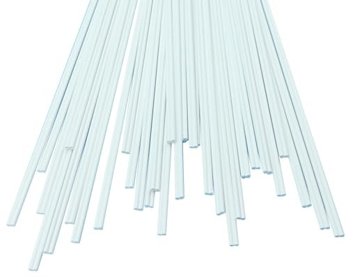 baguettes de soudure en plastique Baguettes de soudage en plastique, baguettes de soudage plates en PVC, double brin, blanches, 6 mm x 3 mm(5mm*2.5mm)