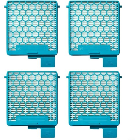 CWOQOCW HEPA-Staubfilter für Staubsauger, SF-HY 60 HEPA-Filter für Miele Boost CX1 Blizzard CX1 Staubsauger, Feinstaub-Hygienefilter, 4 Stück