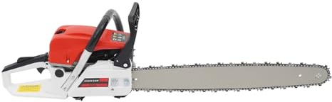 TONFEION 52CC Kettensäge Benzin, 2-Takt Motorsäge Benzin Kettensäge 7500RPM, Benzinkettensäge Schwertlänge 56cm, Einzylinder Baumpflegesäge mit 550ml Kraftstoffölmischflasche, Luftgekühlt