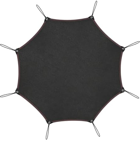 Trampolin Sonnenschutz Abdeckung Ø 305 366 427 cm | Achteckiger Trampolin Überdachung Abdeckung PU Wasserdicht Strapazierfähiger | Sonnenschutznetz Trampolinzubehör Outdoor Winterschutz Sommer