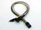 POPESQ® 1 Stk. x Kabel Buchse - 6 x Stecker 1 polig 2.54mm 6 (2x3) polig ISP Adapter kompatibel mit Arduino 20cm DUP254#A1377