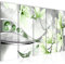 Runa Art Bild Blumen Magnolie Wandbilder auf Vlies Leinwand 5 Teilig Wanddekoration Wohnzimmer Schlafzimmer 207256b