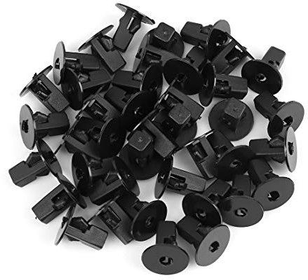 sourcing map 40Pcs Remaches De Plástico Clips De Sujeción De Guardabarros De Parachoques para 90189-06013