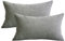Lutanky Corduroy Cushion Covers (Pack of 2) Super Soft Rectangle Pineapple Grid Throw Pillow Cases for Sofa Bedroom Home Decor （30 x 50 cm） (grey,2 Pieces)