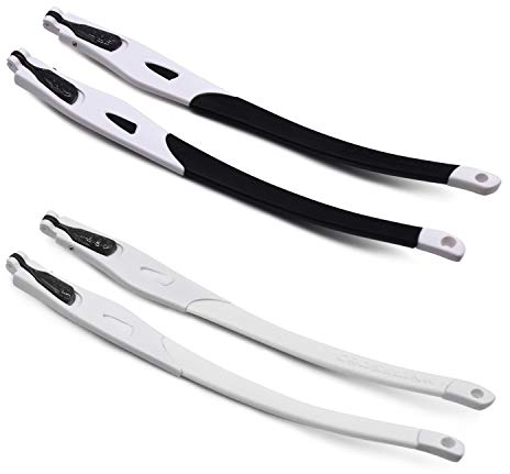 SOODASE Schwarz/Weiß Gummi Ersatz weißer Rahmen Für Oakley Crosslink Brillengestell