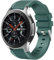 Dirrelo Correa Compatible con Samsung Galaxy Watch 3 45mm/Galaxy Watch 46mm/Huawei GT 2 46mm, 22mm Deportiva Muñequeras Suave Silicona para Samsung Gear S3 Frontier, Hombres Mujeres, Pino verde