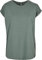 Urban Classics Damen Ladies Extended Shoulder Tee T-Shirt, Paleleaf, 4XL EU