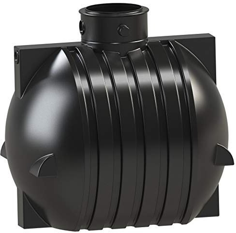 Zisterne Regenwassertank Ozeanis 4000-6000 L (6000 L) Schwarz