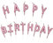 Alles Gute zum Geburtstag Kerzen,1 Satz Happy Birthday Kerze,Tortendeko Kuchen Topper für Geburtstag,Deko Geburtstagskerzen für Geburtstag Party Feier Lieferungen(Roségold)