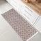 Fashion4Home Teppich Kurzflor - Boho Kelim Teppich, Wohnzimmerteppich, Schlafzimmer und Küchenteppich, Teppich Läufer, Flur Teppich, Kinderzimmerteppich Morocco-Beige-Weiß, Grüße: 80x200 cm