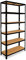 shelfplaza® 200x75x40cm Schwarz Schwerlastregal/Metallregal 6 Böden à 145kg Tragkraft/Lagerregal Regal Keller Haushaltsregal/Metall Regal Stehend