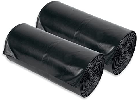 Sacchi Robusti Extra-Resistenti cm 90x120, spessore 75µm - 20 pezzi (2 rotoli x 10pz) colore nero - Sacco molto robusto da 140 grammi cadauno, ideali per rifiuti pesanti