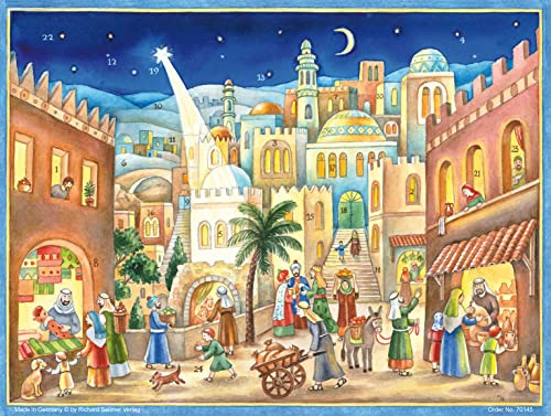 Adventskalender Zu Bethlehem geboren: Papier-Adventskalender