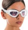 AqtivAqua DX Lunettes de Natation Lunettes Piscine Enfants Adultes Femme Homme (Blanc&Blanc, Clair)