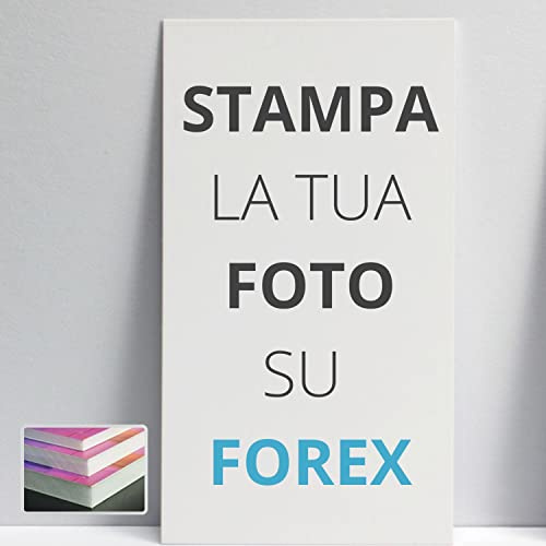 PRINTSERVIS Personalisiertes Bild/Poster auf Forex elegante Größe zur Auswahl, tolle Geschenkidee und Dekoration zu Hause/Büro, Qualität Fotodruck Full HD-Druck alles, was Sie wollen