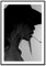 Schwarz-Weiß-Fotografie-Poster - Abstrakte Frau Mit Hut, Rauchende Malerei - Feministische Wanddrucke, Modisches Ästhetisches Bild - Leinwand, 40,6 x 61 cm, Ohne Rahmen