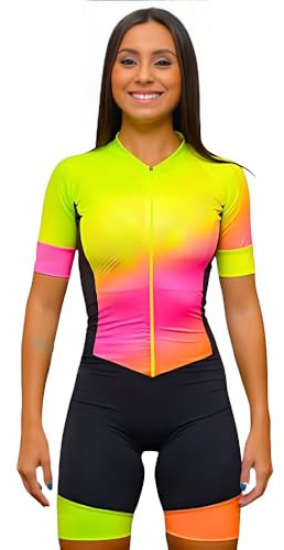 12 Colors Women's Purple Short Sleeve Female Cycling Suit Woman Jumpsuit Cycling Clothing Triathlon Shorts XS-4XL