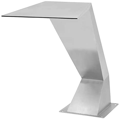 YANZIFDC 304 Edelstahl Wasserfall Pool Springbrunnen Pool Brunnen Schwimmteich Wasserfall Blade Cascade, Outdoor Springbrunnen Pool Geschenk