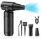 Bürstenloser Motor 150000 U/min, Elektrische Staubgebläse Druckluftspray für PC Reinigungsset, 3-Gang Compressed Air Duster mit 7500mAh Akku, Druckluft für Laptop,Tastatur, Auto, Bürogeräte, Sofa