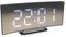 GREENADSCAPE Digitaler Led-wecker Mit Großem Display Stumme Uhr Für Heim Und Büro Spiegel-wecker Mit Energiesparendem Led-Design