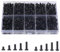 Luabue 720 Piezas Juego de Tornillos M3 Tornillos de Cabeza Plana Socket Allen Tornillos Hexagonales M3 de Acero de Aleación Tornillos m3 Allen Negro para Máquina de Impresora 3D
