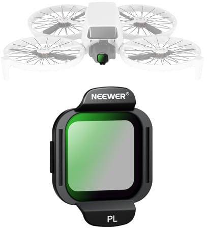 NEEWER CPL Filter, Polfilter kompatibel mit DJI Flip Drone Zubehör, Snap On mehrfach beschichtetes optisches HD Glas, zirkularer Polarisationsfilter zur Beseitigung von Reflexionen und Blendung, FLN38
