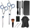 Kit di Forbici da Taglio dei Capelli, Cesoie da Barbiere Professionista con Supporto per, per Famiglie e Saloni, Design Ergonomico, Acciaio Inossidabile, Conservazione Comoda, Utilizzo Versatile