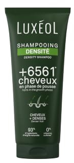 LUXEOL - Shampooing Densité - +6561 Cheveux en phase de pousse* | Augmente La Densité Capillaire - 93% d'ingrédients d'origine naturelle - Sans Silicones - Fabriqué en France - 200 ml