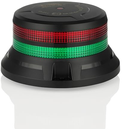 Raptors LED Technik Gecko | Einsatzleitung | Kennleuchte | Grün/Rot | 12/24V | Warnleuchte | Feuerwehr | ORGL | LNA Notarzt