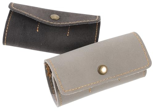 Packung Speicherkartenbox aus PU Leder für Reise und Fotografie