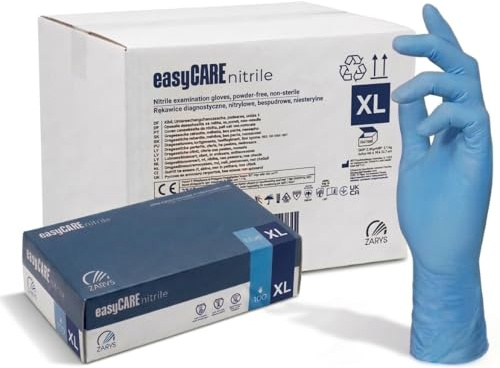 Generico 1000 Guanti Blu in Nitrile ULTRASOFT, Guanti Monouso Professionali, Senza Lattice e Polvere, Uso Medico, Alimentare, Industriale, Microruvidi, Resistenti e Confortevoli, Cartone Taglia XL