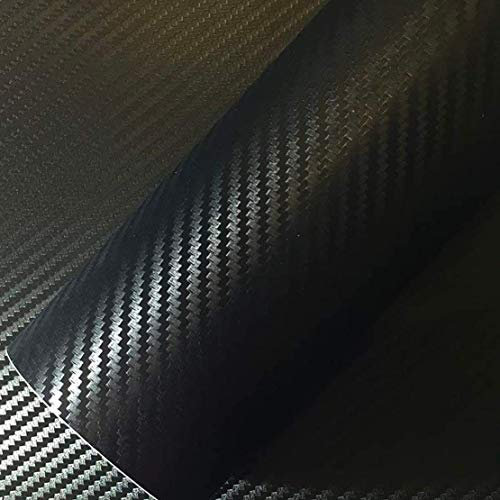 Carbonio 3D Nero Pellicola Adesiva Rivestimento Auto Car Wrapping - 150x100cm (Offerta)