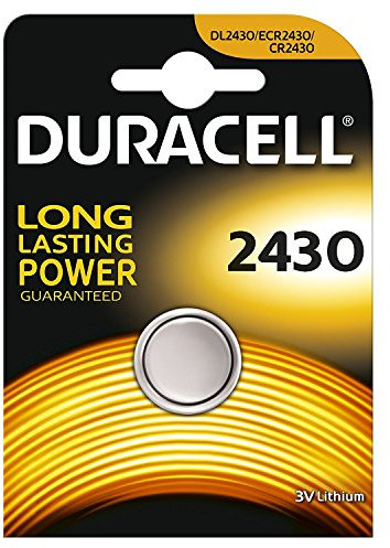 LOT DE 2 PILES DURACELL CR2430 LITHIUM 3V