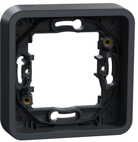 Schneider Electric - Mureva Styl - Cadre 1 Poste - encastré - IP55 - IK08 - Gris - MUR34107