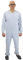 FERRUCCI COMFORT Pyjama für ältere Menschen mit 3 Reißverschlüssen am Rücken und an der Beininnenseite, für Alzheimer, Inkontinenz und Rehabilitation (Blau, L)