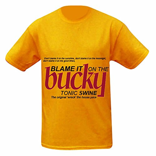 Scotland Buckfast Drink Blame it on The Bucky Souvenir T-Shirt for Stag Parties & Leisurewear