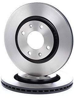 TRW 2x Bremsscheibe Vorne Ø266mm Höhe: 34,3mm Dicke: 22mm Lochkreis-Ø: 108mm Belüftet DF4184