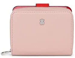 Tous 2001689913, Billetera New Dubai Saf Tri-Rosa, Pequeña Women's, One Size