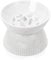 Kopmath Raised Cat Slow Feeder, Ceramic Slow Feeder Cat Bowl, Upgraded Ridges to Prevent Vomiting and Indigestion, No Spill High Edge for Dry/Wet Food, Heavy and Stable, Easy to Clean Pet Bowls