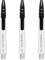 Mission Darts Säbelschäfte | Langlebige, klare Polycarbonat-Schäfte mit farbiger Aluminium-Oberseite | 3 Sets mit 3 Schäften | Schwarz | Medium (S1524)