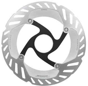 Shimano Ultegra RT-CL800 Ice Tech FREEZA Rotor avec anneau de blocage interne et aimant, 160 mm, Argenté.