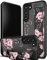 Cisland Schutzhülle für Samsung Galaxy S23 Plus, niedlich, mit Standfunktion, Ständer, für Frauen, Mädchen, Blumenmuster, ästhetisch, cool, Silikon, kompatibel mit Samsung Galaxy S23+ Plus, rosa