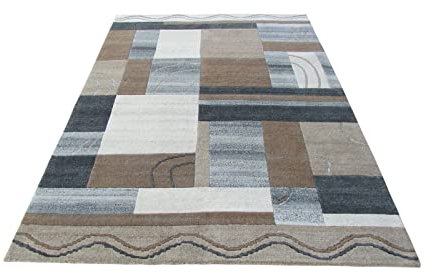 Nepal Teppich Handgeknüpft Compatible with Braun Grau 100% Wolle Orientteppich 161x226 cm N-60