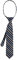 Calvin Klein Jungen Adjustable Pre-Tied Zipper Tie-Big Boys Krawatte, Schwarz gestreifter Reißverschluss, One Size