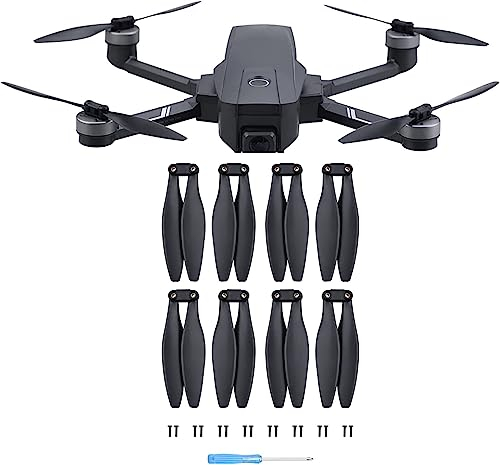 XZEIT HS720 HS720e Drohnenpropeller Drohnen-Klapppropeller Ersatz-Ersatzteile Holy Stone HS720/HS720E Drohnenzubehör (2 Sätze / 8 Stück)